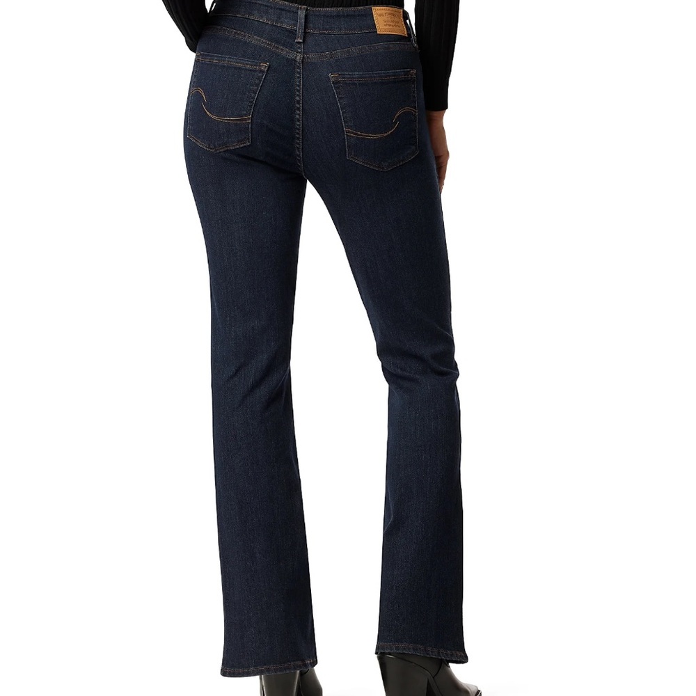 Signature by Levi Strauss Women's Boot Cut Jeans - Dark Blue
